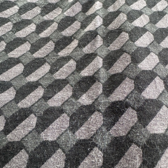 Boden Black Cowl Neck Geometric Cotton Lined Summer Midi Dress Size 6 - Picture 3 of 9